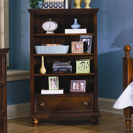 Three Shelf, One Drawer Bookcase